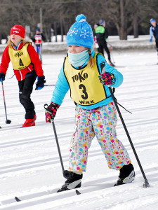 The start of the first and second grade race