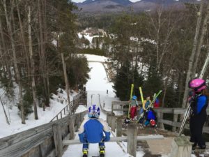 At Lake Placid jump